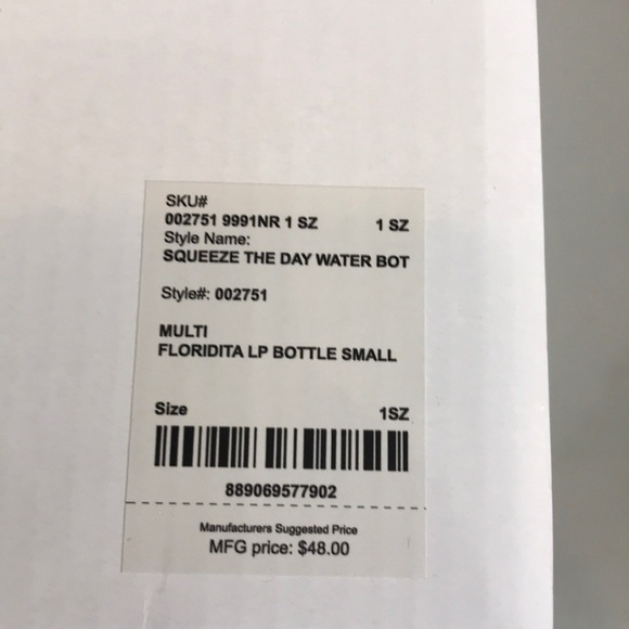 LILLY PULITZER SQUEEZE THE DAY WATER BOTTLE - Picture 10 of 10